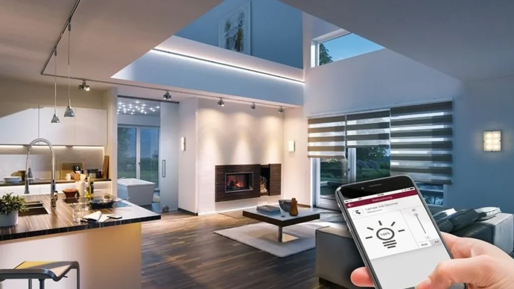 Instalación domótica en hogar inteligente con control desde smartphone para gracias a un sistema de climatización inteligente
